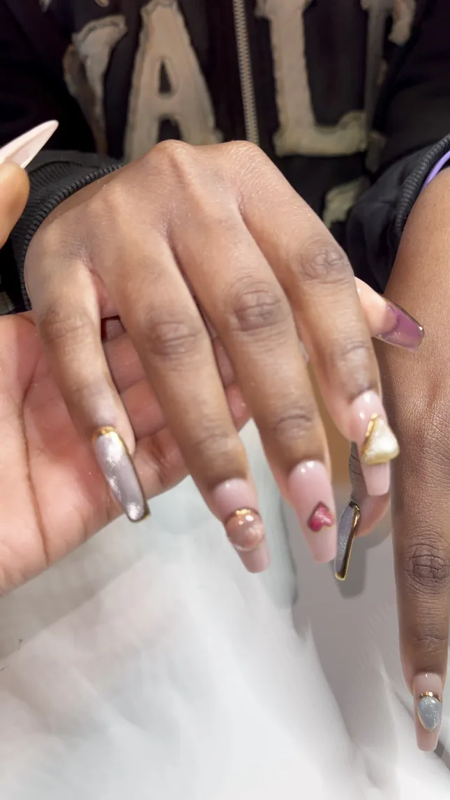 3D Gemstone Gel-X Full Set