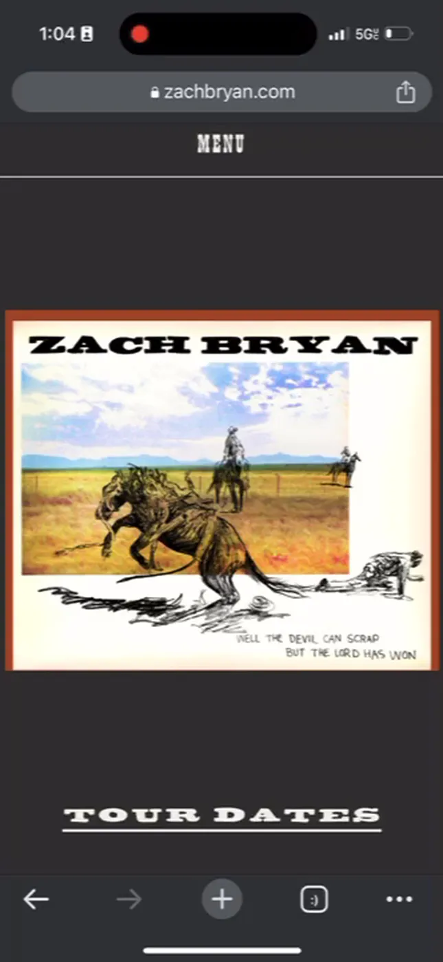 Zach Bryan Website