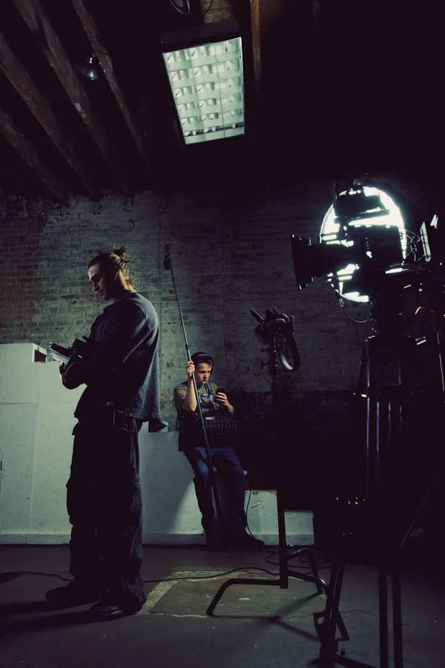 YoungLA x The Boys commercial BTS