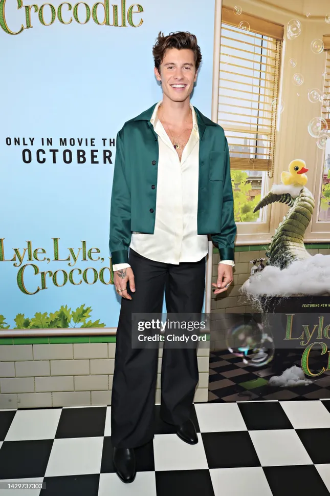 Shawn Mendes x Lyle, Lyle Crocodile Premiere