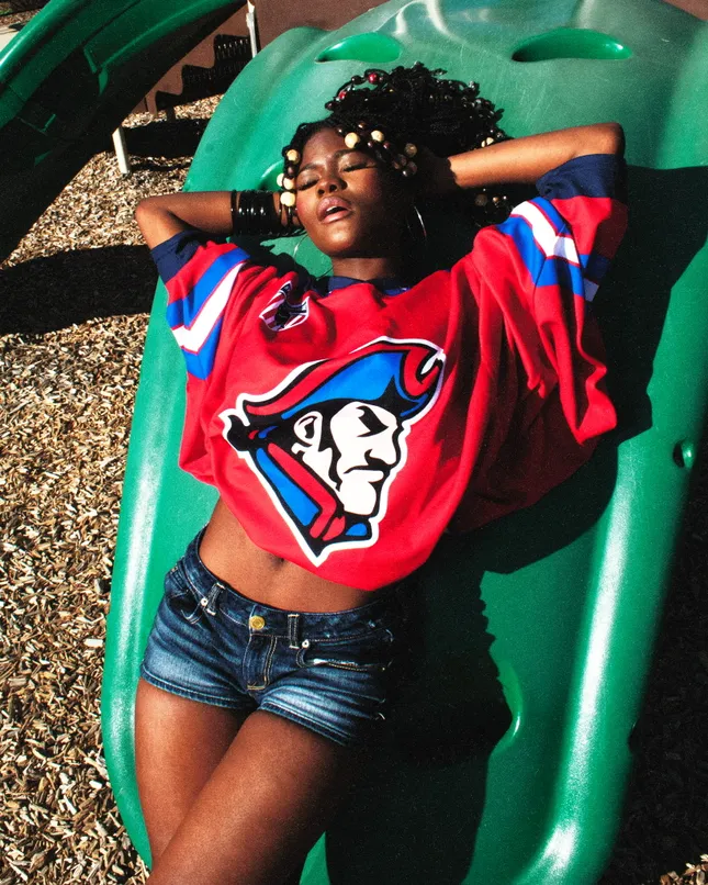 priscille in the playground