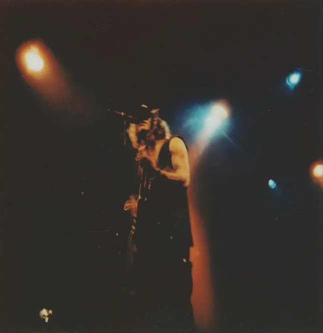 Kid Bloom on Polaroid at the El Ray Theater