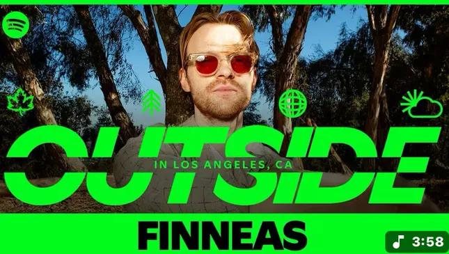 FINNEAS - "For Cryin' Out Loud!" (Live)I Spotify OUTSIDE in Los Angeles, CA