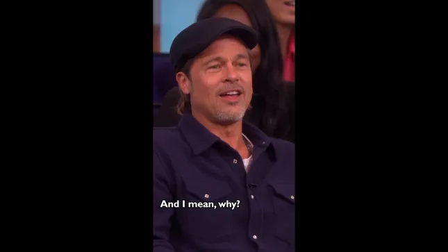 (Social Media) Brad Pitt in the Ellen Audience