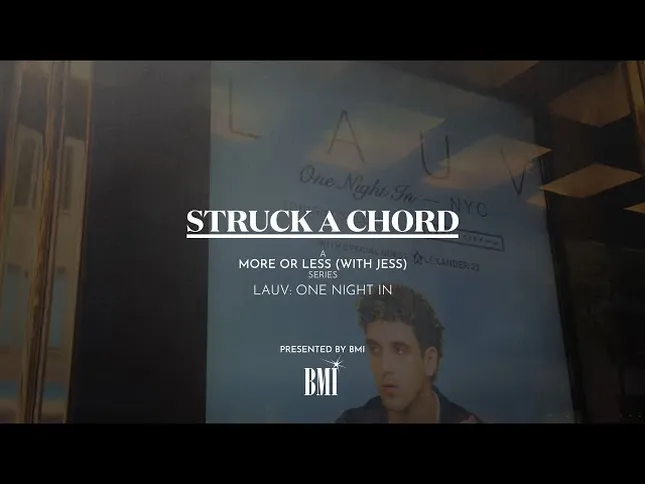 Struck A Chord: A More Or Less With Jess Series (Episode 2: Lauv)