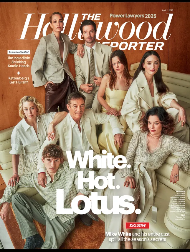 White Lotus Cover Shoot - Hollywood Reporter