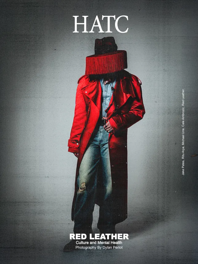 Music Artist Red Leather for the Cover of HATC Magazine