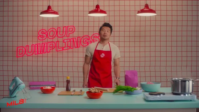 Simu Liu - MiLa Dumplings Campaign