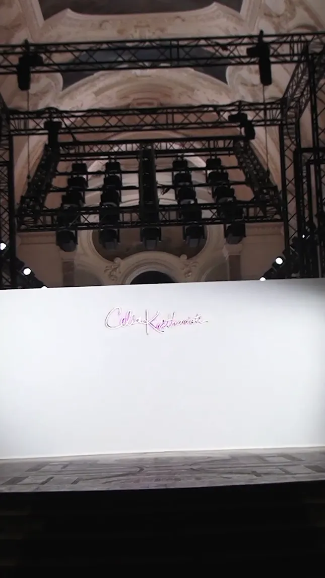 Celia Kritharioti Runway on Sony Handycam