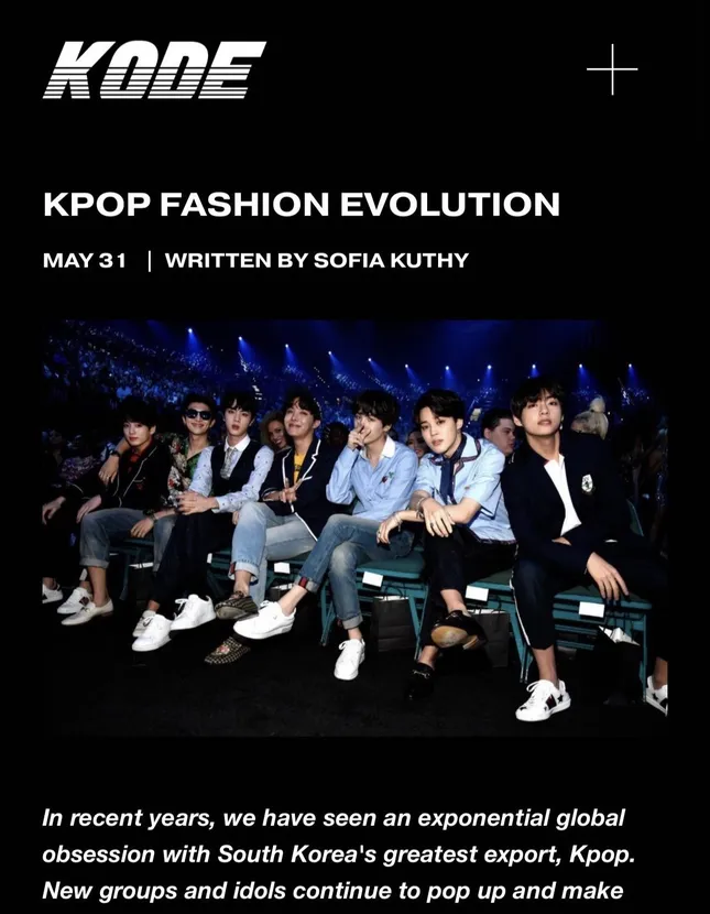 Kode Magazine - Kpop Fashion Evolution