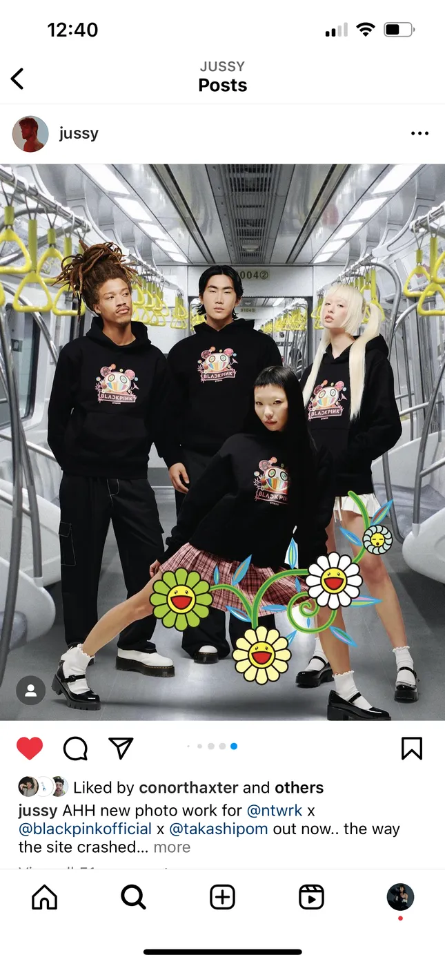 Black Pink Merch Shoot