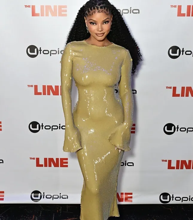 Halle Bailey X The Line Premiere