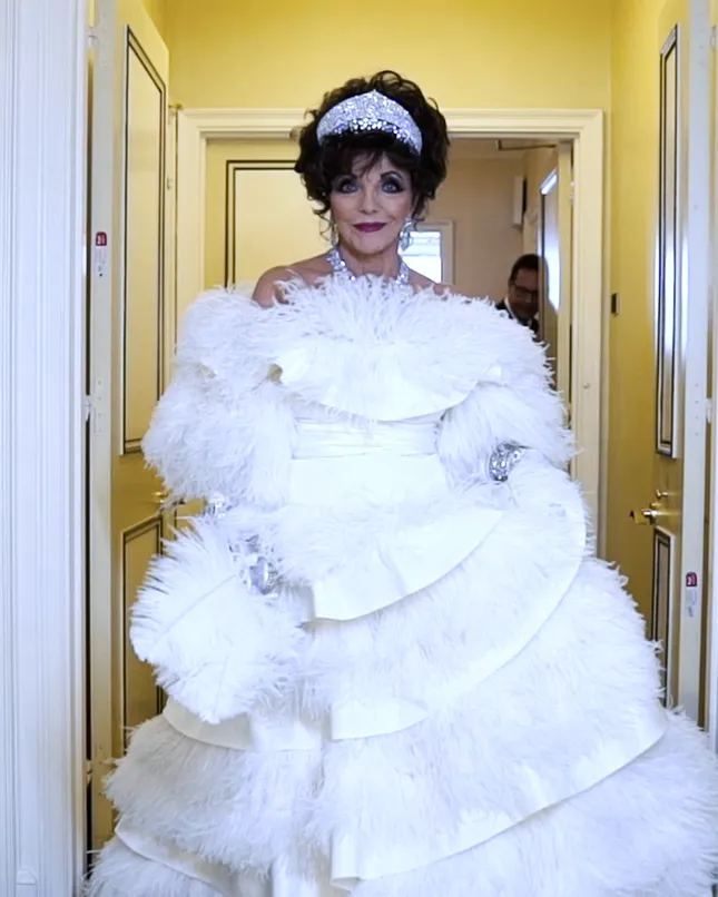 Valentino MET Gala with Dame Joan Collins