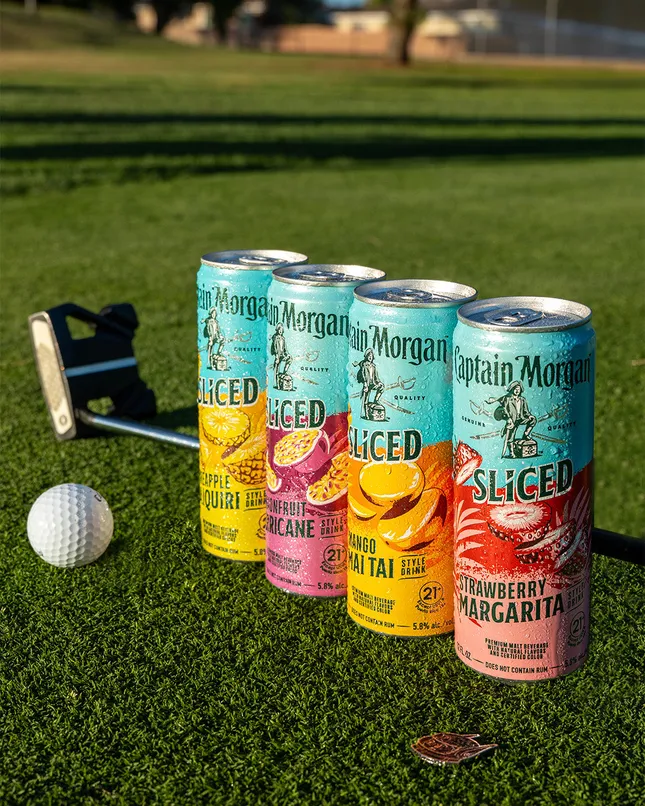 Pluto Golf x Captain Morgan SLICED