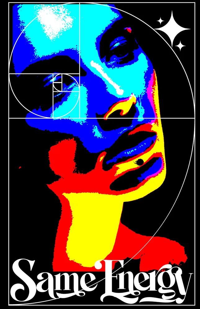 “Same Energy” poster design