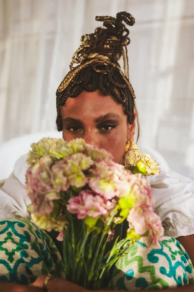 Creative Braids and Makeup