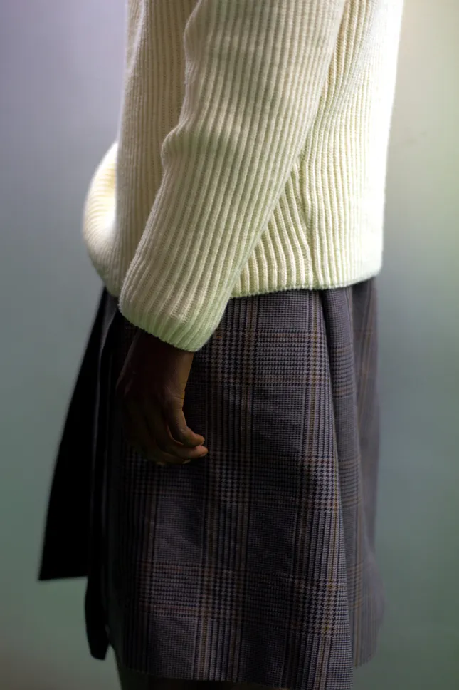 Backstage PFW Kolor AW25–26 show