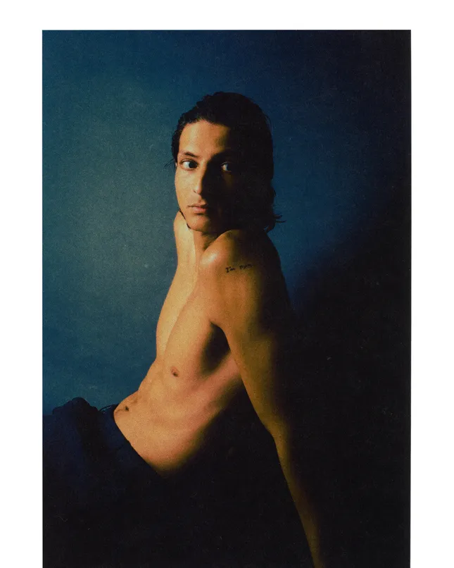 david in the studio