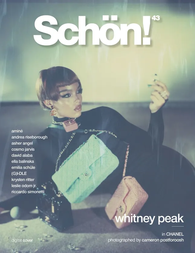 Whitney Peak in Chanel for Schon Magazine