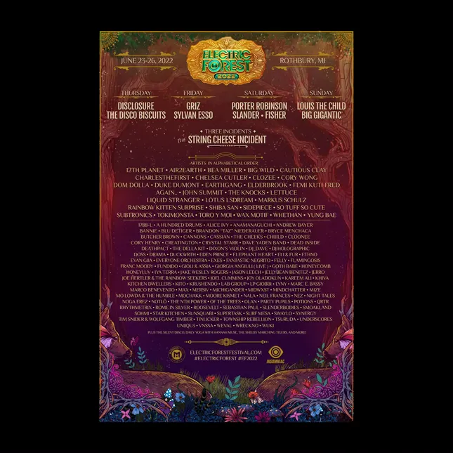 Electric Forest Festival Visual Design