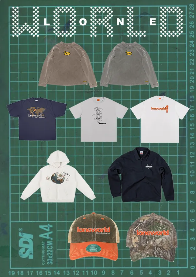 LONEWORLD MERCH DESIGN