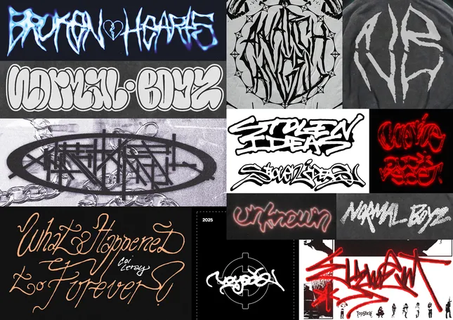 handdrawn typograhy collection