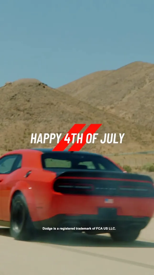 DODGE- 4th of July “Blew Right Past You” CA