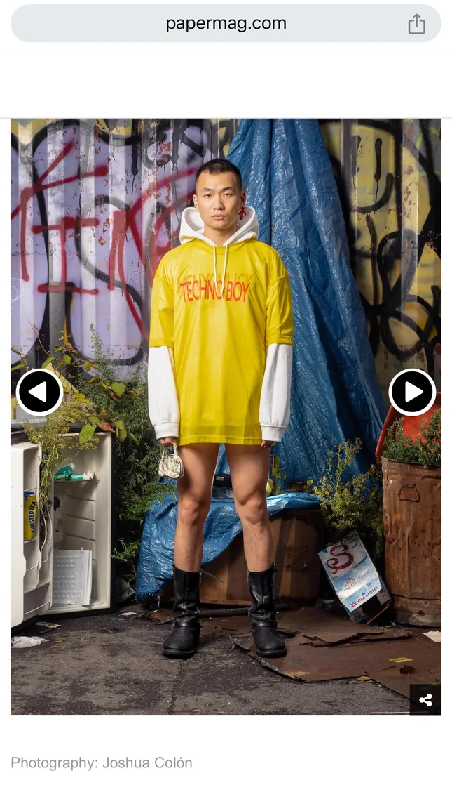 “Techno boy” Editorial look book for PAPER Magazine