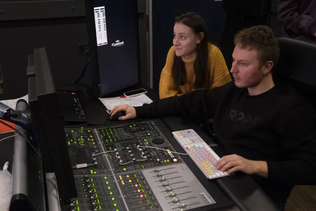 Re-recording mixer