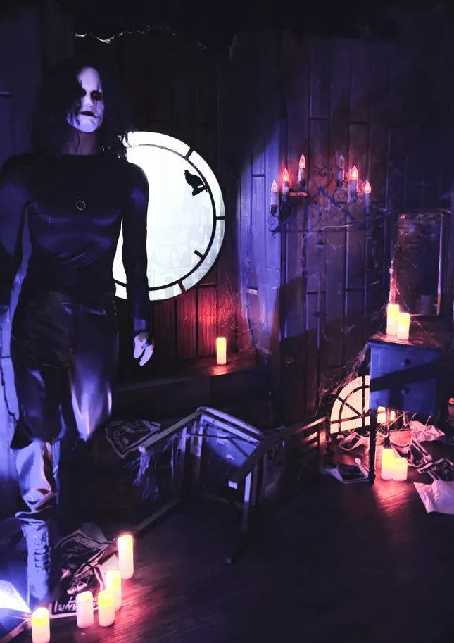 The Mystic Museum- The Crow Art Installation Silicone Display