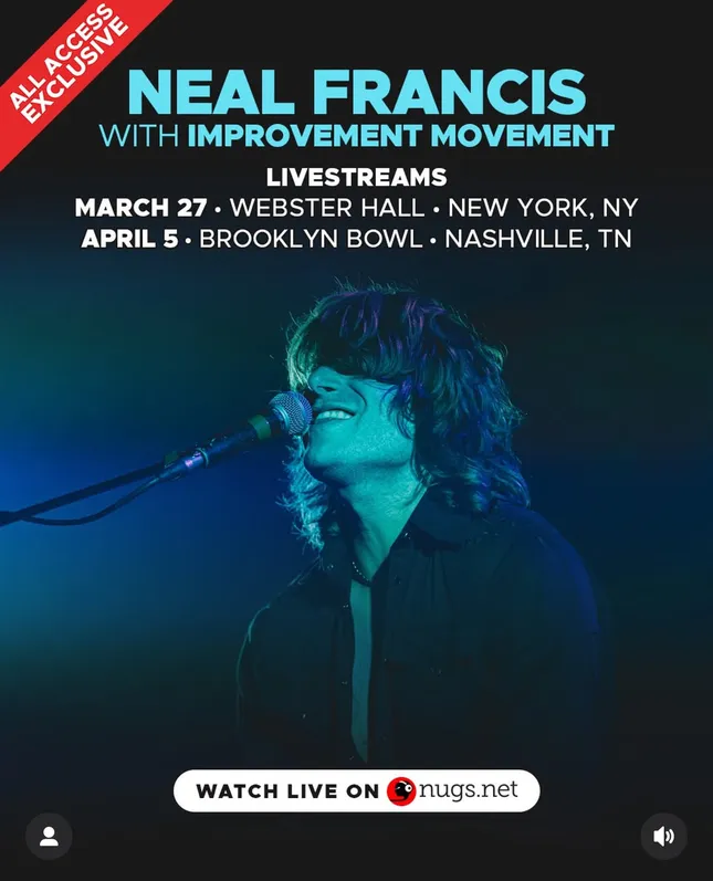 Neal Francis & Improvement Movement live at Webster Hall
