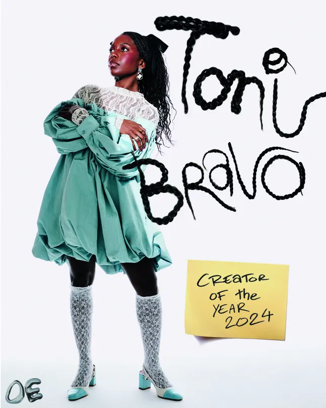 Toni Bravo for Our Era Magazine creator of the year 2024