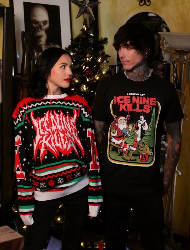 Ice Nine Kills Christmas Terrifier Collab Merch