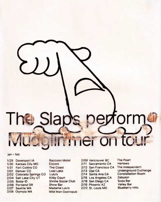 The Slaps – Mudglimmer Tour Poster (2025)