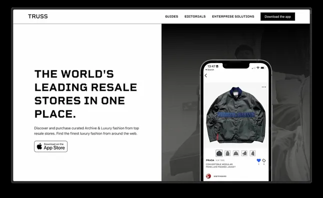 Truss Archive Website and Branding
