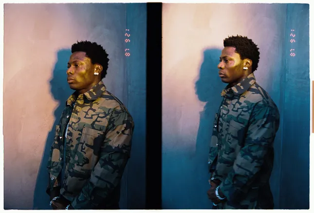 Asake getting ready for the Grammys