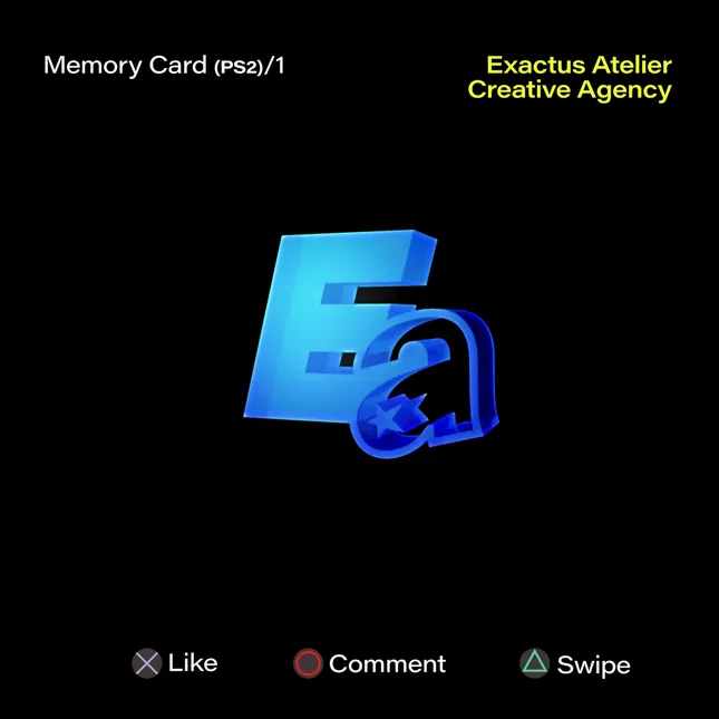 3D Logo Animation | Exactus Atelier Creative Agency