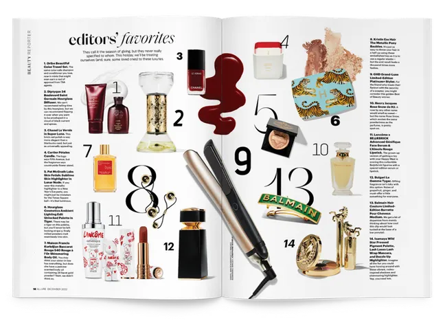 Allure Magazine Print Layout